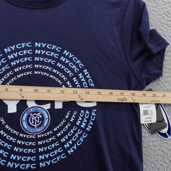 Concepts Sport NYCFC Womens TShirt‎ Large Blue New York City FC Soccer Tee NWT - Picture 7 of 13